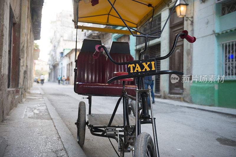 古巴哈瓦那的三轮车