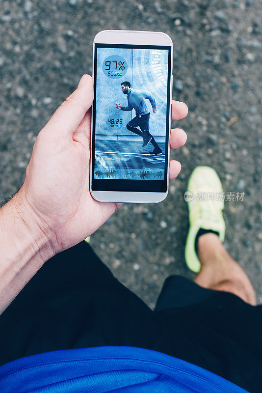 智能手机与健身应用程序从跑步者的观点