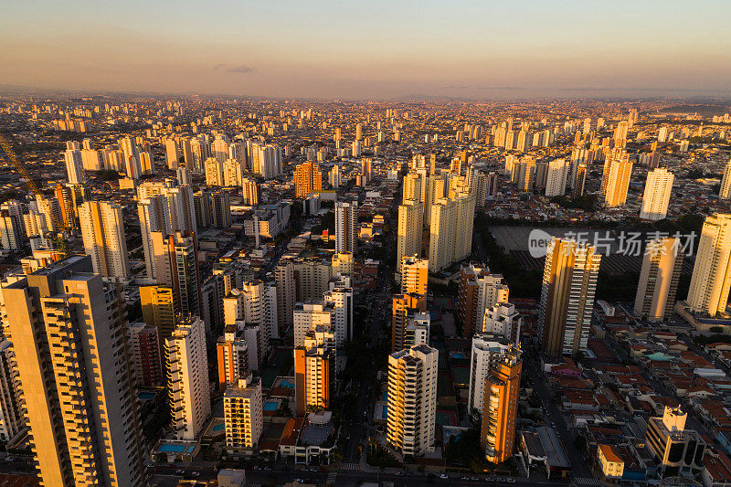 巴西圣保罗的日落