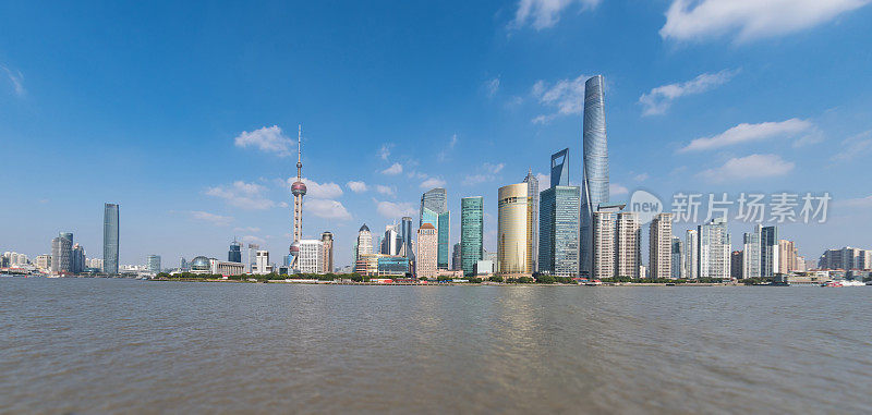 2017年的上海城市天际线