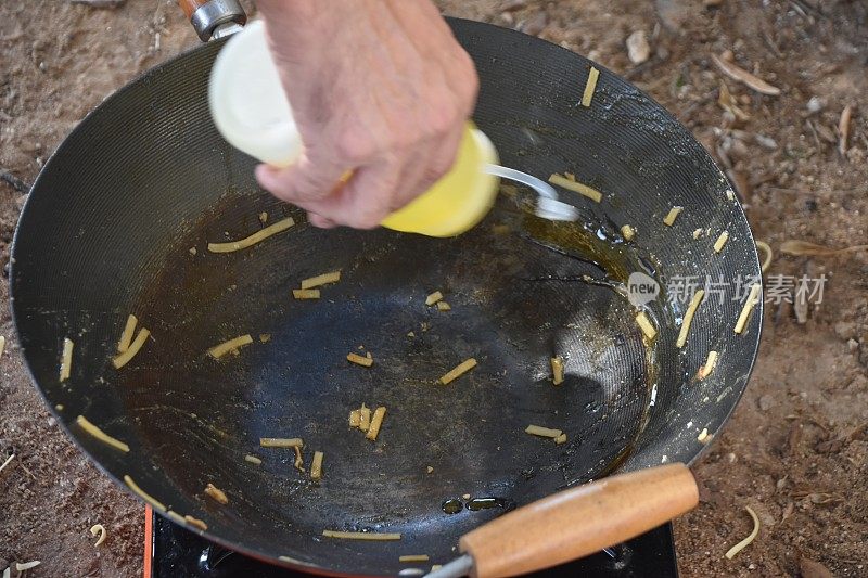 在自然界中准备食物