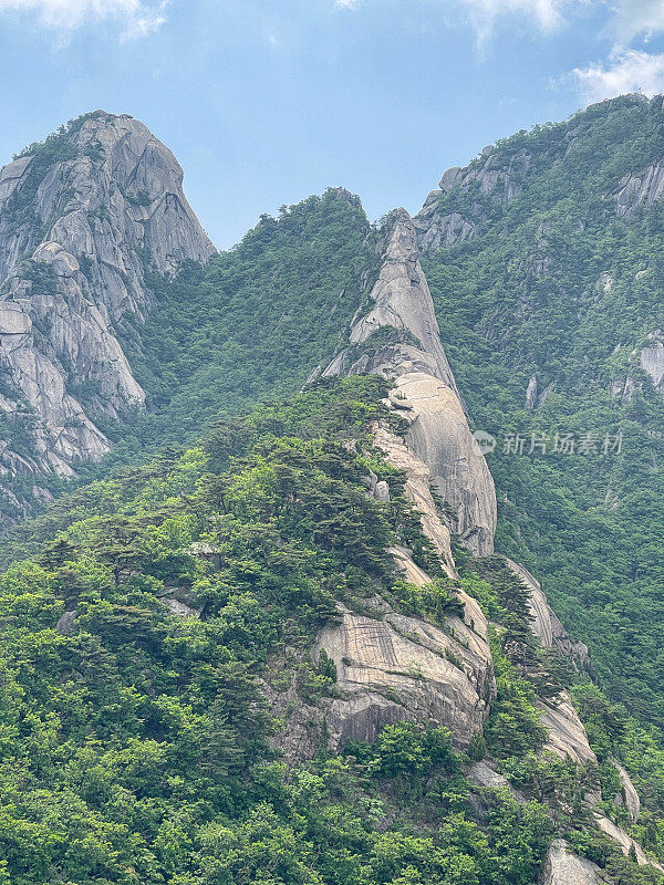 仁素峰、隐壁岭、北韩山