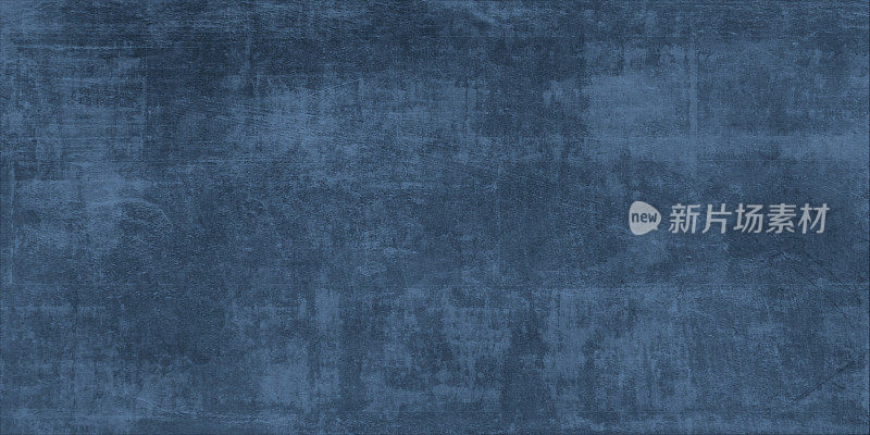 美丽的抽象经典蓝色grunge装饰海军蓝暗墙背景。艺术粗略的风格化纹理横幅与文本的空间。Grunge经典的蓝色纹理