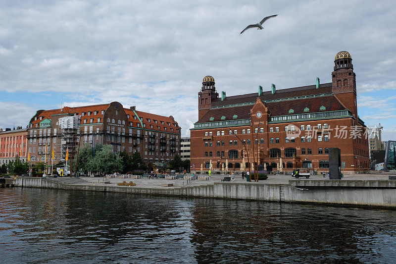 瑞典马尔默港港口城市中心城市景观