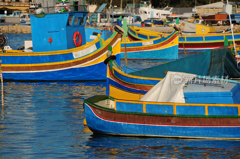 马尔萨什洛克,马耳他群岛。