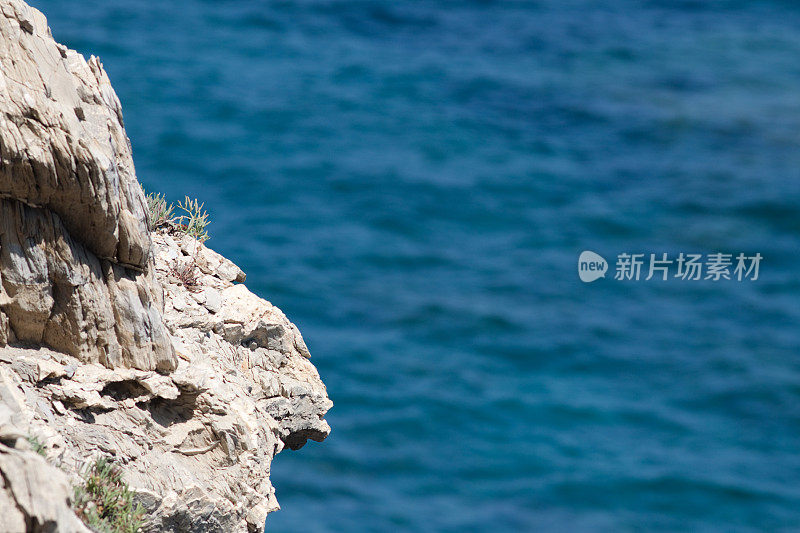 利古里亚海景，利古里亚全景海岸-意大利