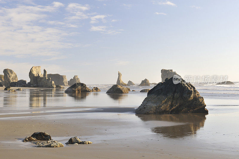 Bandon海滩景观