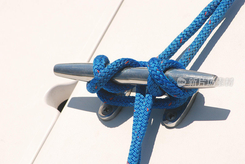 船钩和蓝绳