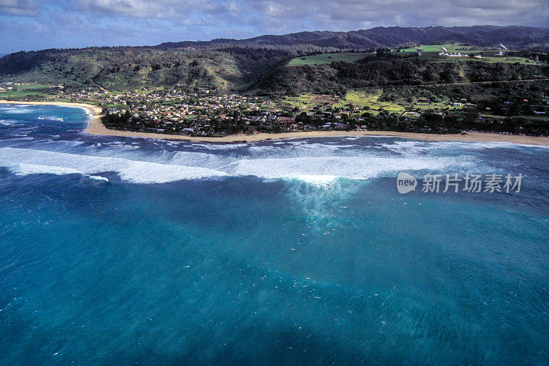 日落海滩