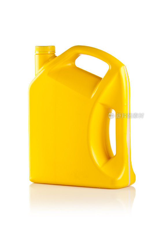 黄色发动机油筒