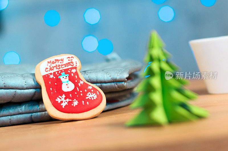 姜饼，圣诞快乐，新年快乐装饰