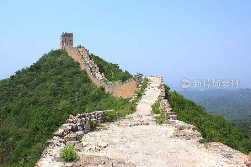 夏天的长城，中国金山岭