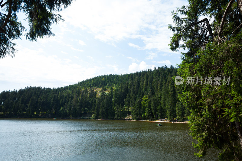 夏日的Mummelsee湖