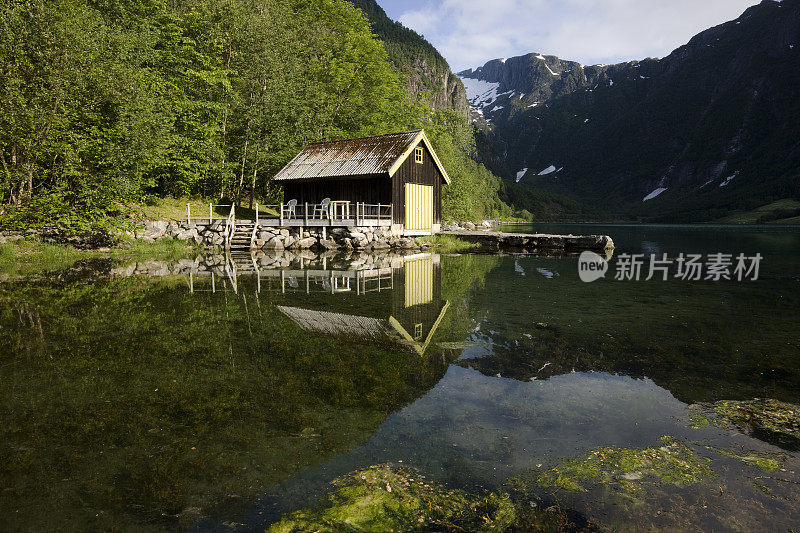 在船库Sognefjord