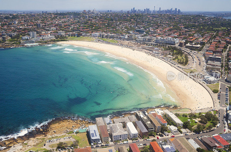 邦迪海滩，悉尼鸟瞰图