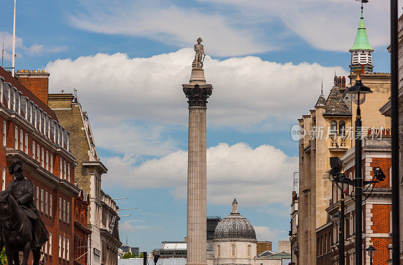 英国伦敦特拉法加广场纳尔逊纪念柱