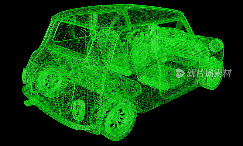 3D经典汽车模型