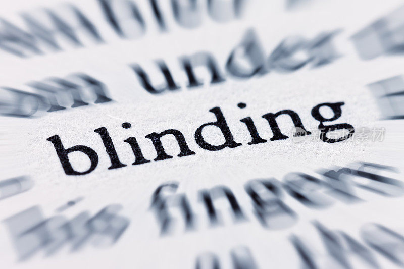 “Blinding”这个词从文档中跳出来