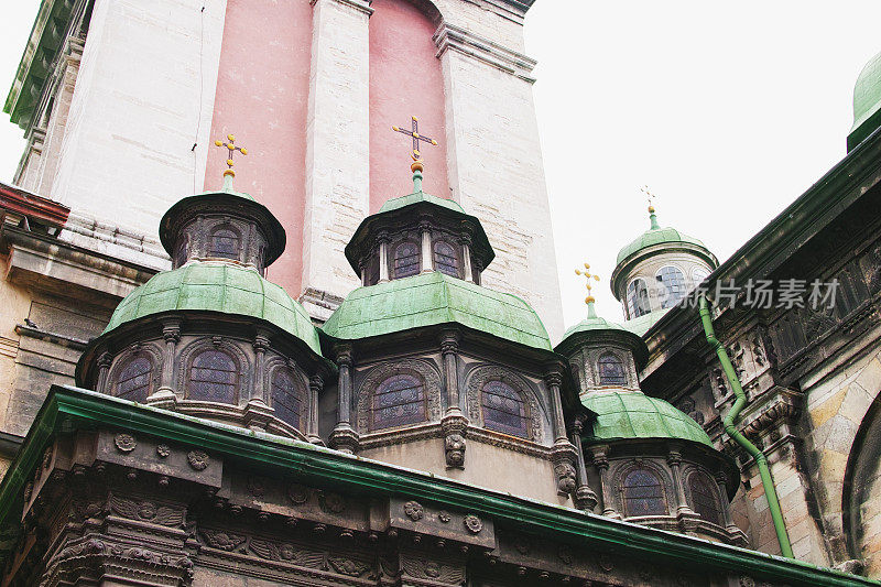 乌斯彭斯卡娅教堂在利沃夫。乌克兰