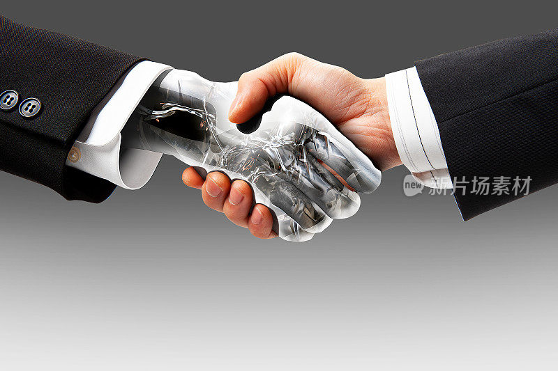 机器人握手