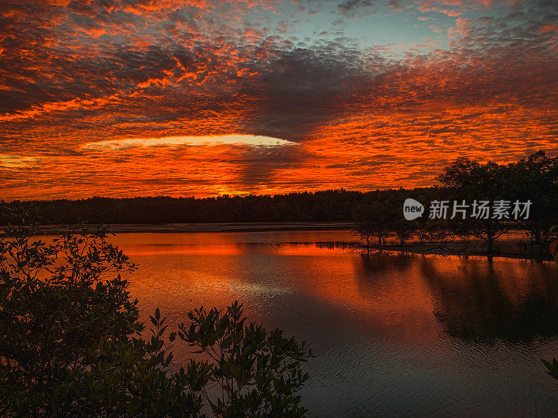 日出的早晨