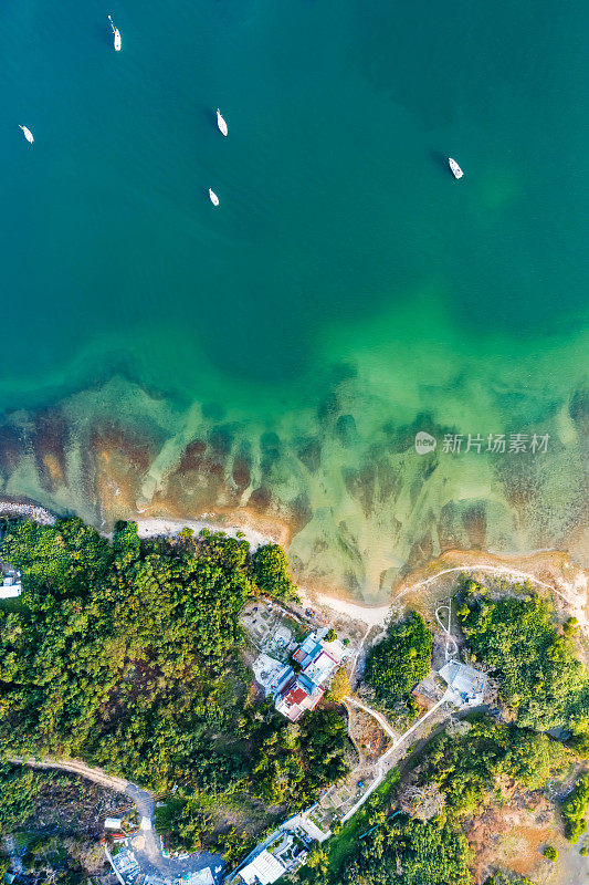 香港的海滩景色