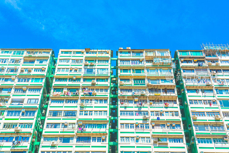 香港九龙的街景