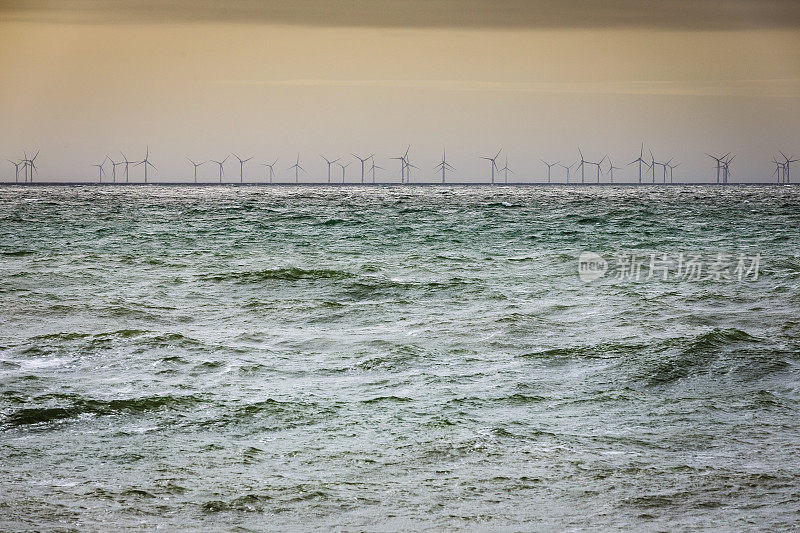 海上风电场和涡轮机