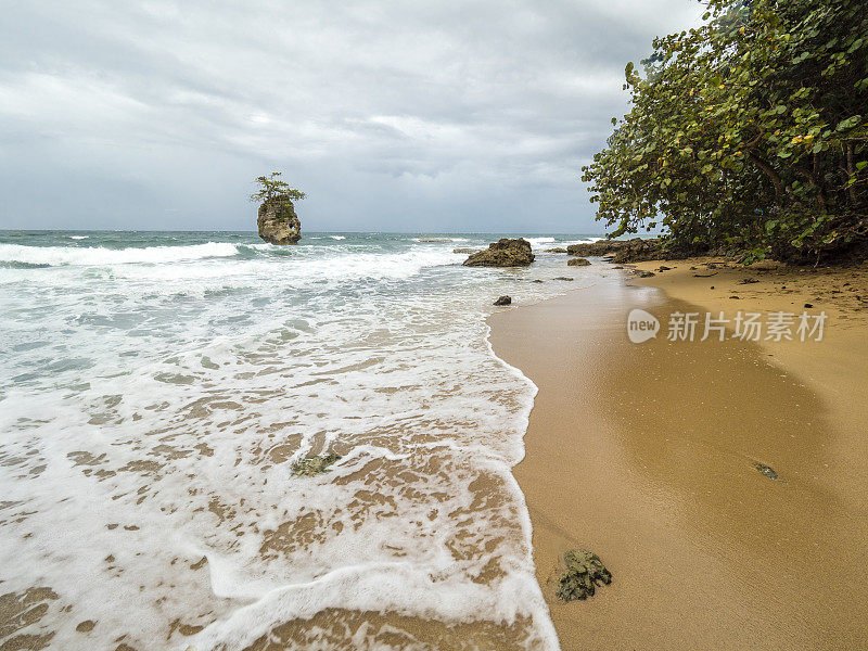 哥斯达黎加加勒比海的沙滩