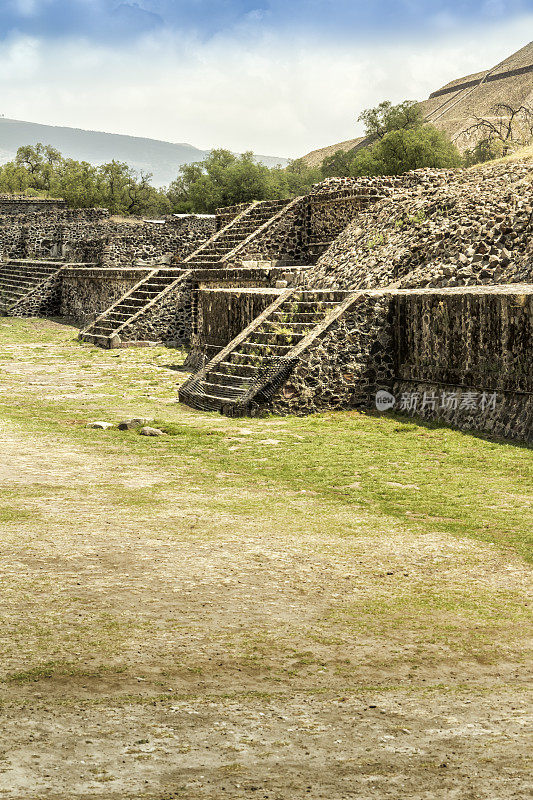 Teotihuacán，考古遗址。墨西哥的州。墨西哥。