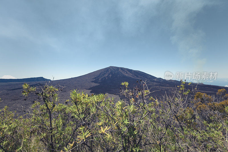 皮顿的熔炉火山喷发，留尼汪岛