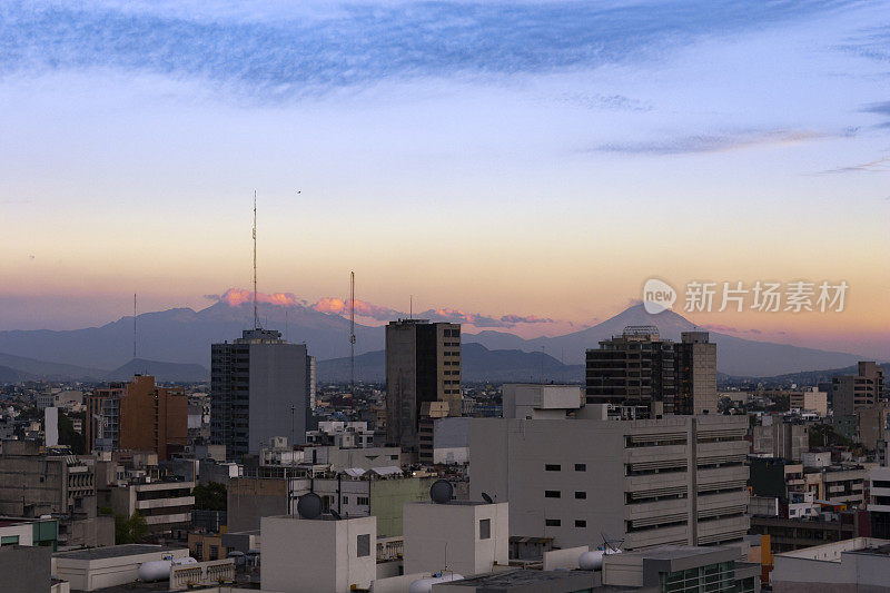 墨西哥城cloudscape