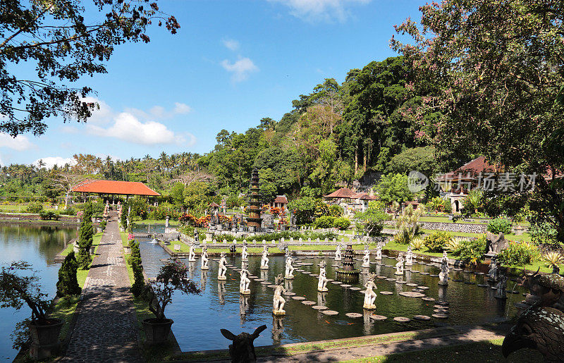 Tirtagangga皇家水上花园，巴厘岛