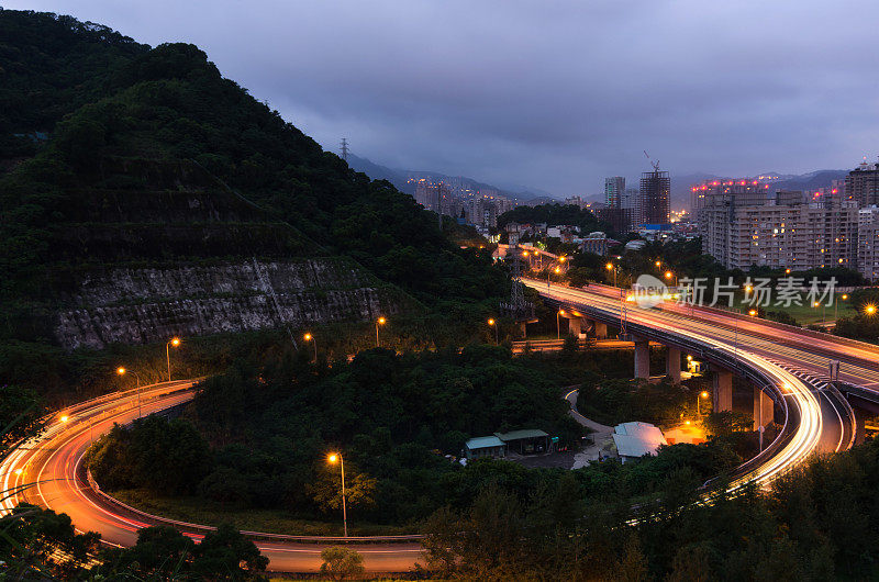 台北的城市夜景