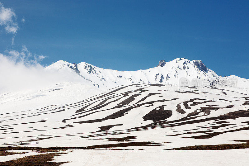 山川和雪景