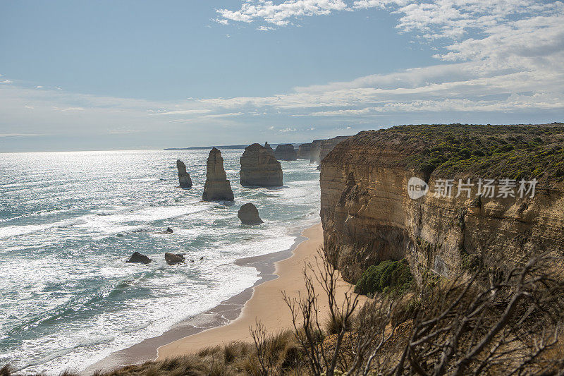 澳大利亚大洋路上的十二使徒海岩