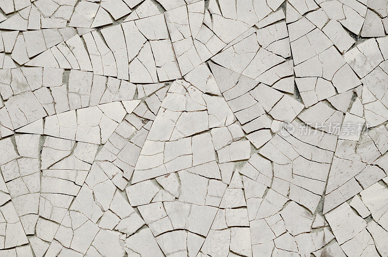 破碎的瓷砖地板纹理背景