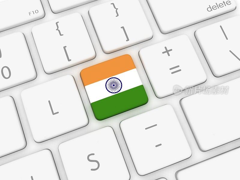 印度国旗键盘