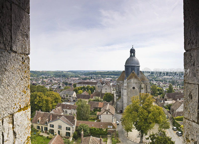 中世纪古城，法国