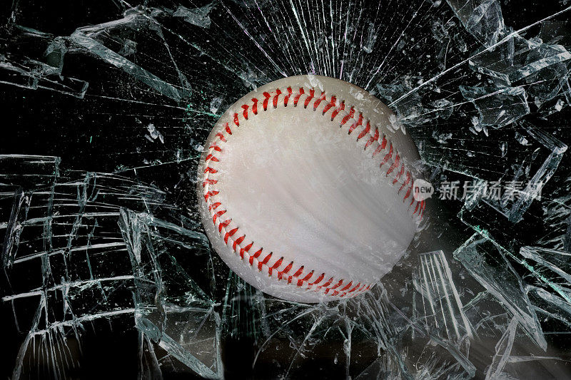 通过玻璃棒球。
