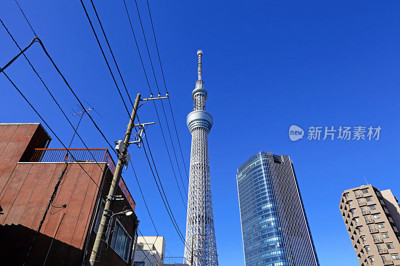 东京街景与天空树