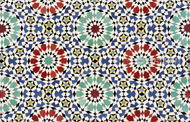 瓷砖马赛克、摩洛哥
