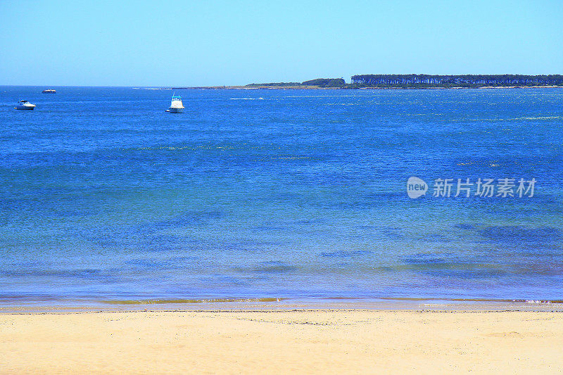 乌拉圭埃斯特角绿松石沙滩全景!