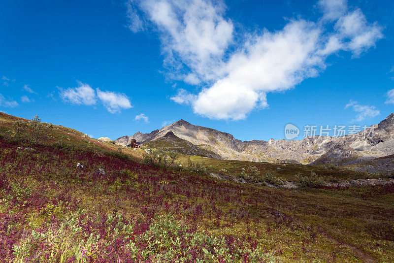 阿拉斯加的山地景观