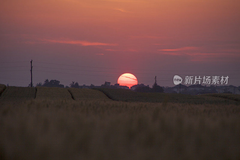 一天结束时