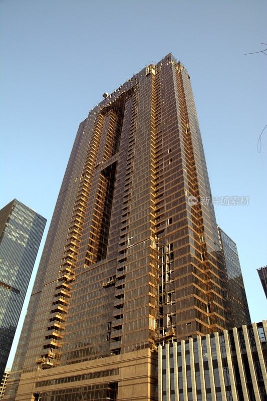 中国杭州开发区的高层公寓楼