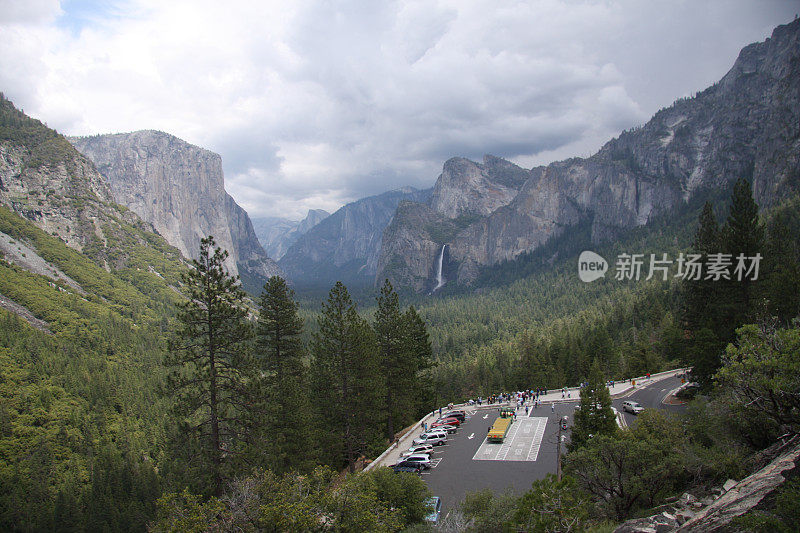 约塞米蒂山谷和隧道观景台