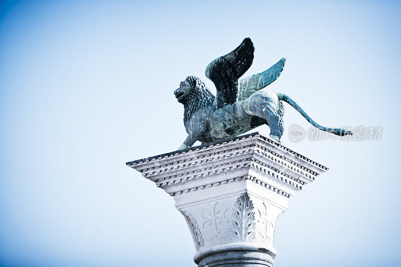 狮子雕像。威尼斯的象征