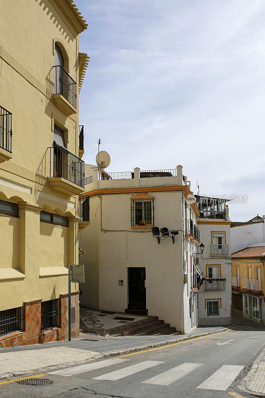 西班牙马拉加Velez-Malaga的一条街
