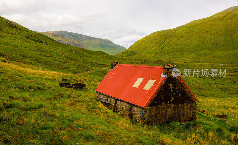 苏格兰高地徒步旅行风景